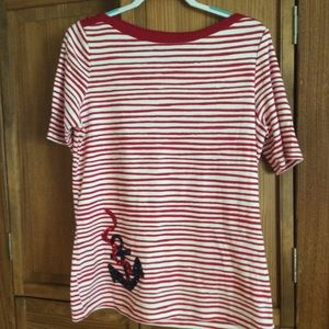 Kim Rogers,L, boat neck top. New without tags.